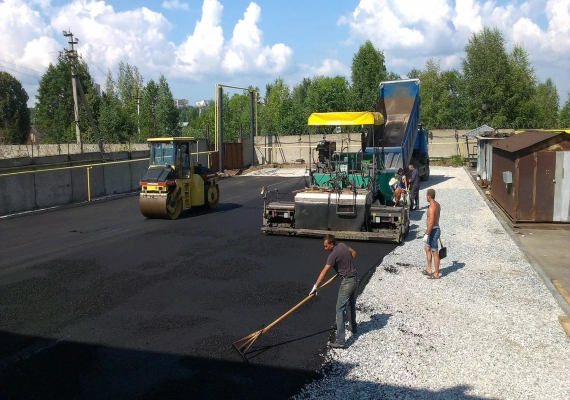 Устройство автодорог в Сычево и Волоколамском районе